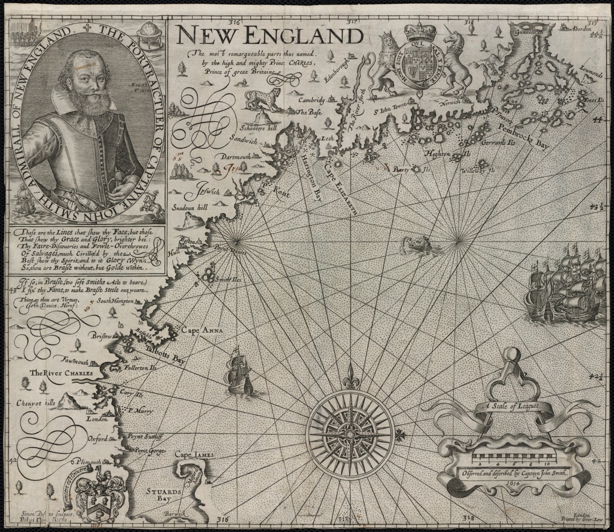 Precolonial North American History: Captain John Smith maps New England