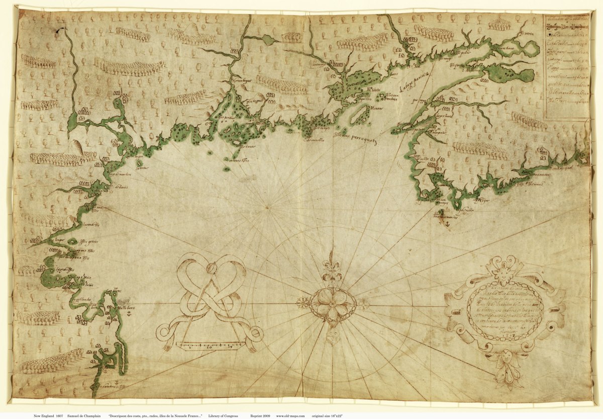 Precolonial North American History: Samuel de Champlain’s first exploration of coastal Maine