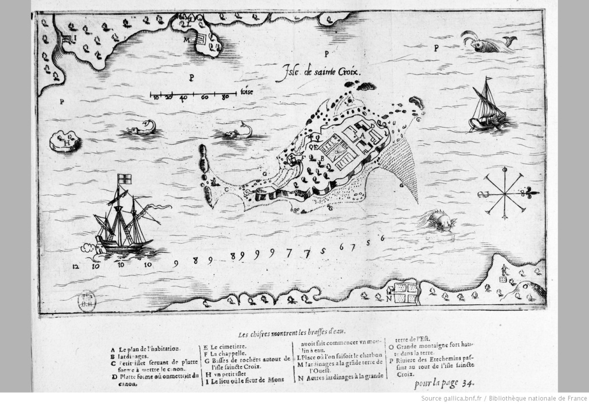 Precolonial North American History: The first French settlement in Maine